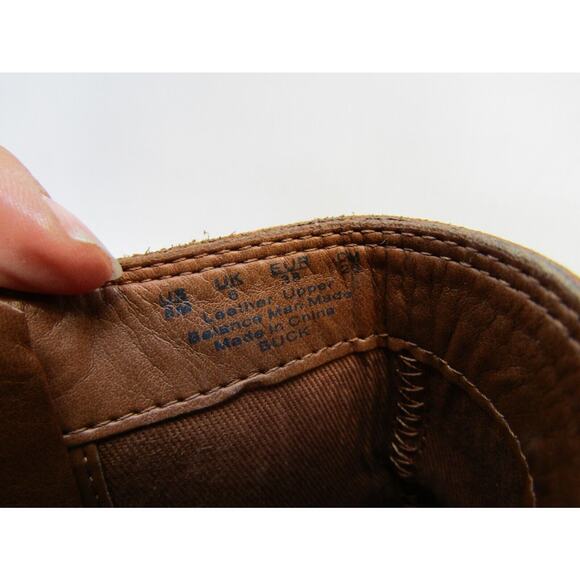 Franco Sarto Womens Size 8 Brown Leather Zip Buckle Ankle Fashion Boots Booties - Picture 10 of 11